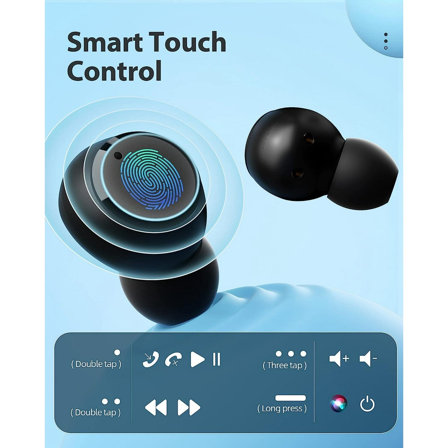 O'Keeffe's T62 000 Music Hybrid Active Noise Cancellation Bluetooth In Ear Headphone Black