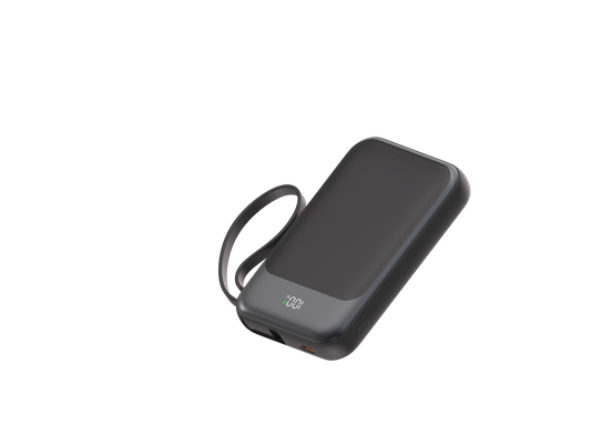 10,000mAh power bank supporting 1.5-hour fast charging; suitable for home backup, outdoor emergencies, and camping.