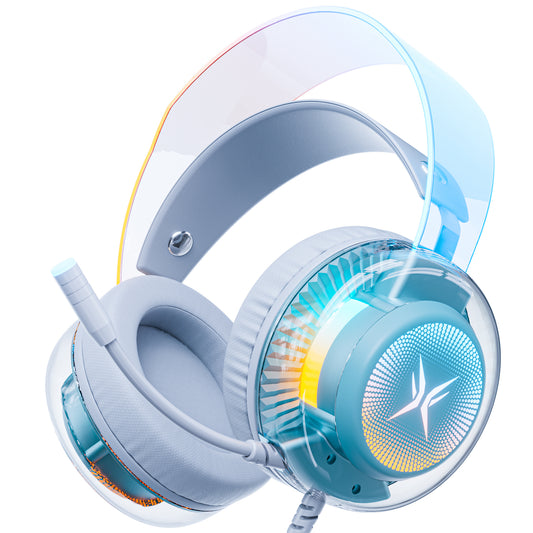 Hybrid Active Noise Cancelling Headphones,-50dB Wireless Bluetooth Headphones with Hi-Res Audio,120H Playtime Over Ear Bluetooth Headphones with 6 ENC Clear Mic