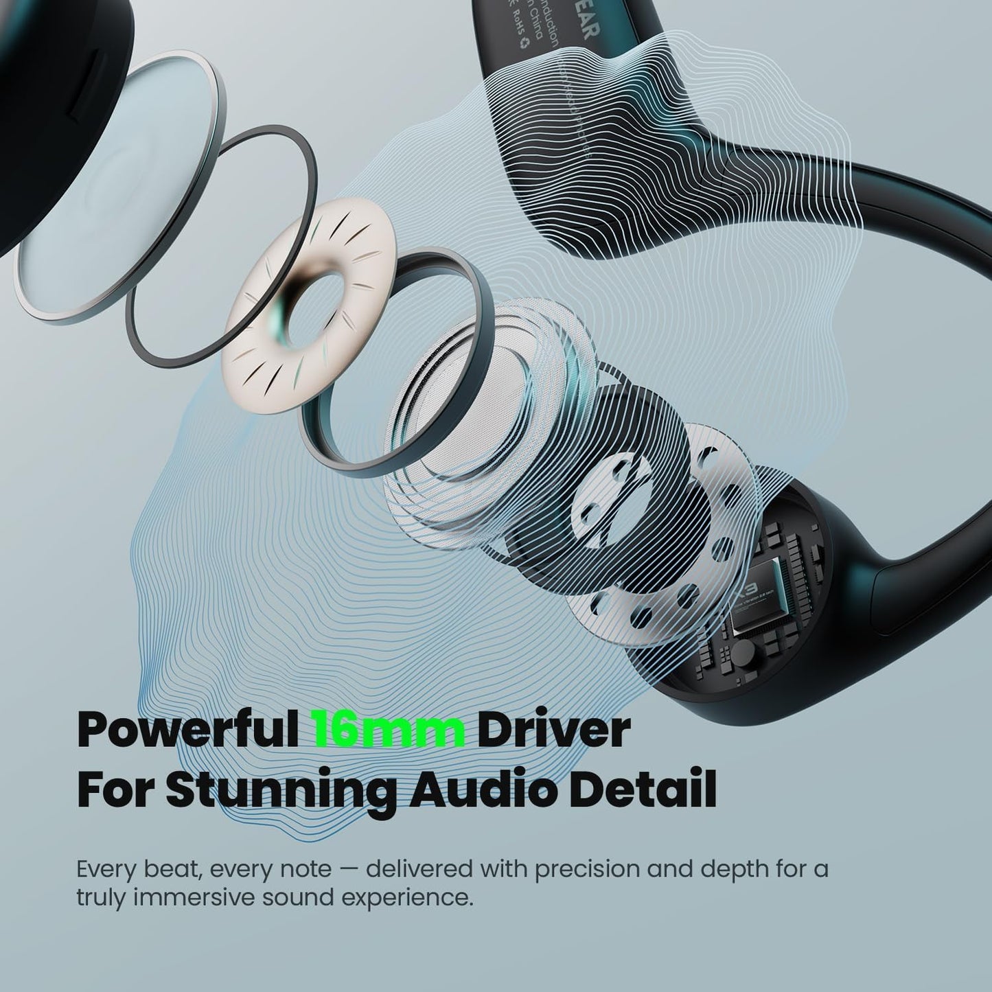 Wireless Earbuds Bluetooth Headphones 48hrs Play Back Sport Earphones with LED Display Over-Ear Buds with Earhooks Built-in Mic Headset for Workout