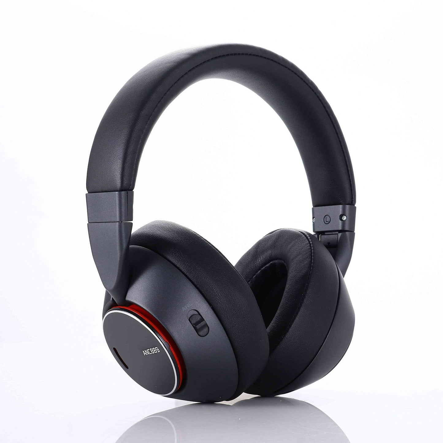 Occiam Hybrid Active Noise Cancelling Headphones, Wireless Over Ear Bluetooth Headphones, 10H Playtime, Hi-Res Audio, Deep Bass, Memory Foam Ear Cups, for Travel, Home Office