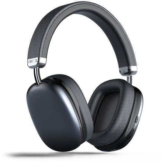 Wireless Bluetooth Headphones 5.1,40 Hrs Playtime Wireless Over-Ear Headphones,4 Mics ENC Noise Cancelling for Clear Calls, Lightweight Headset with Deep Bass Comfort fit for Travel Work