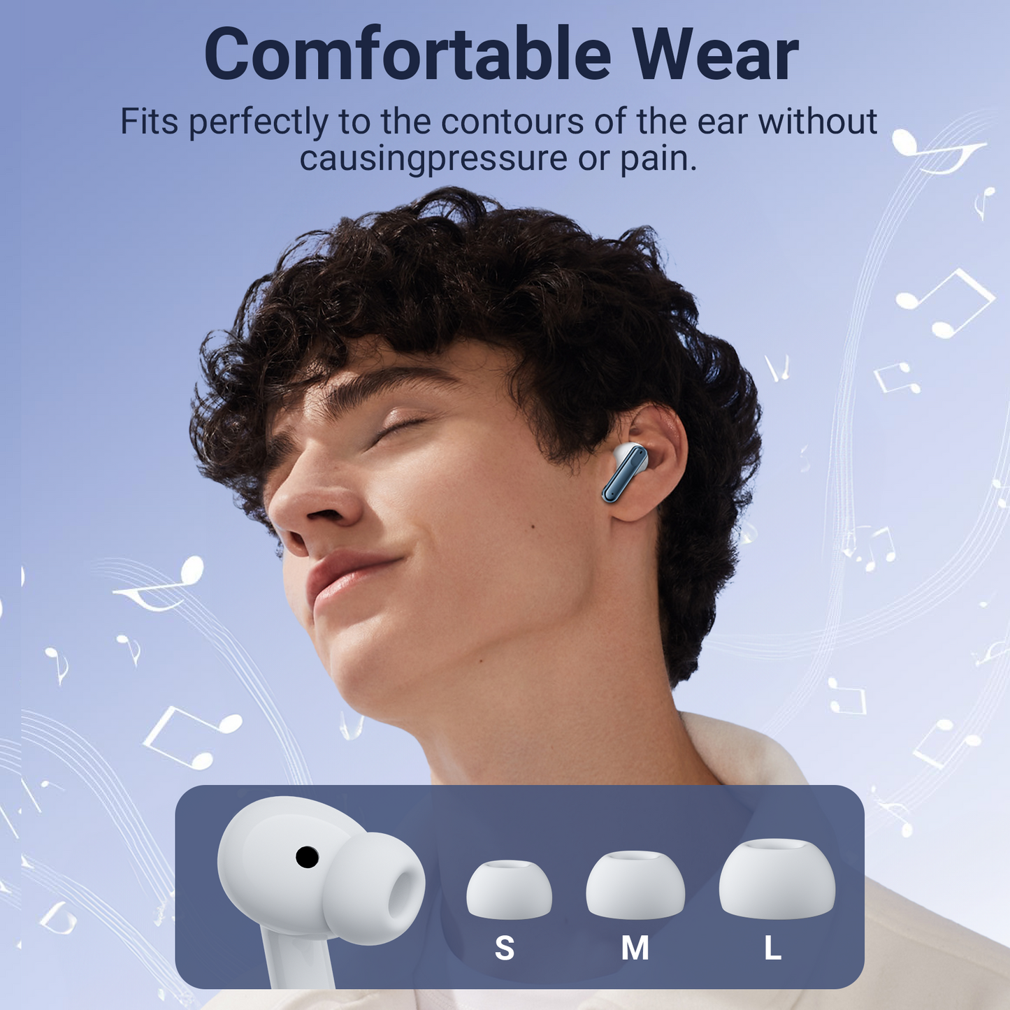 VEAT00L P94 Pro Wireless Bluetooth Headset Sensory Noise Cancellation ANC+ENC Bluetooth 5.4 with LED Digital Display 46H Playback IPX7 Water Resistant