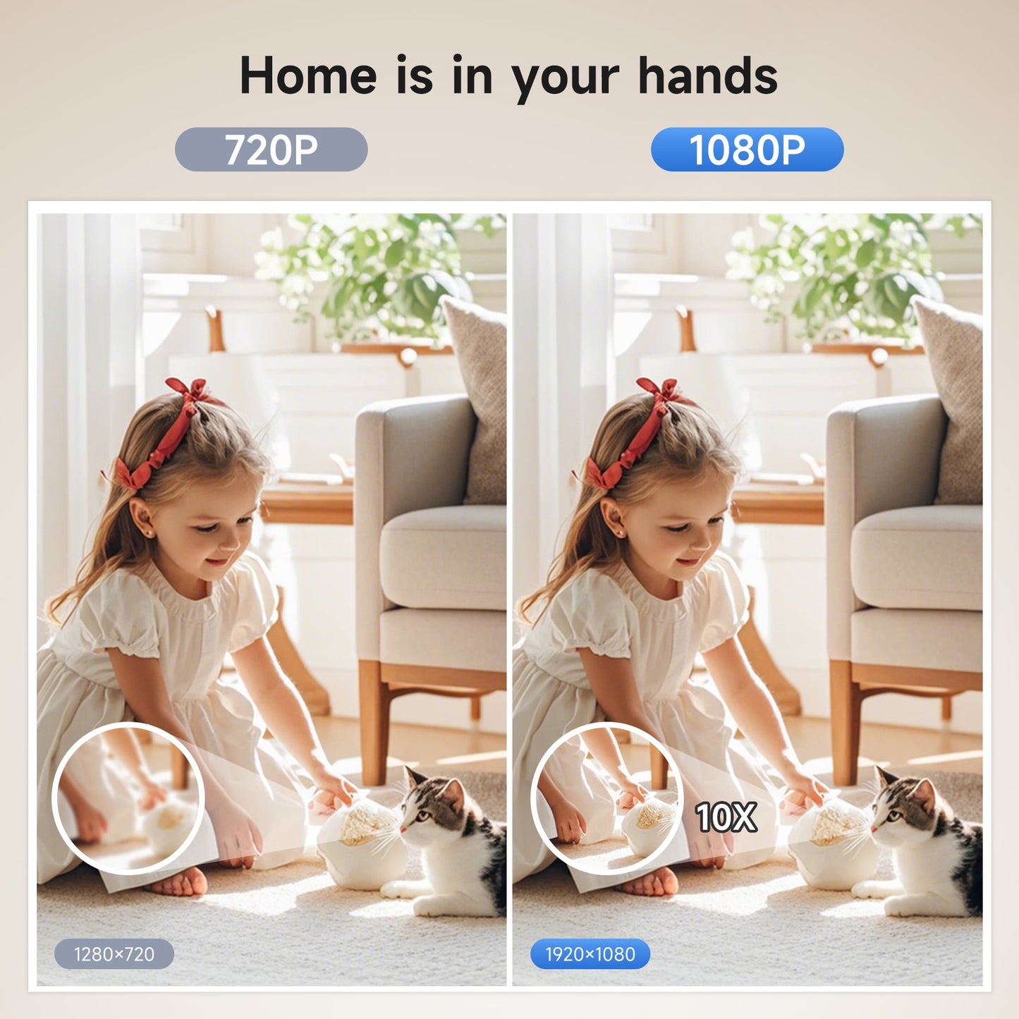 Losei 1080P Indoor WiFi PTZ Security Camera, Detection for Baby and Pet Monitor, 360-Degree for Home Security,Smart Motion Tracking,2 Way Audio