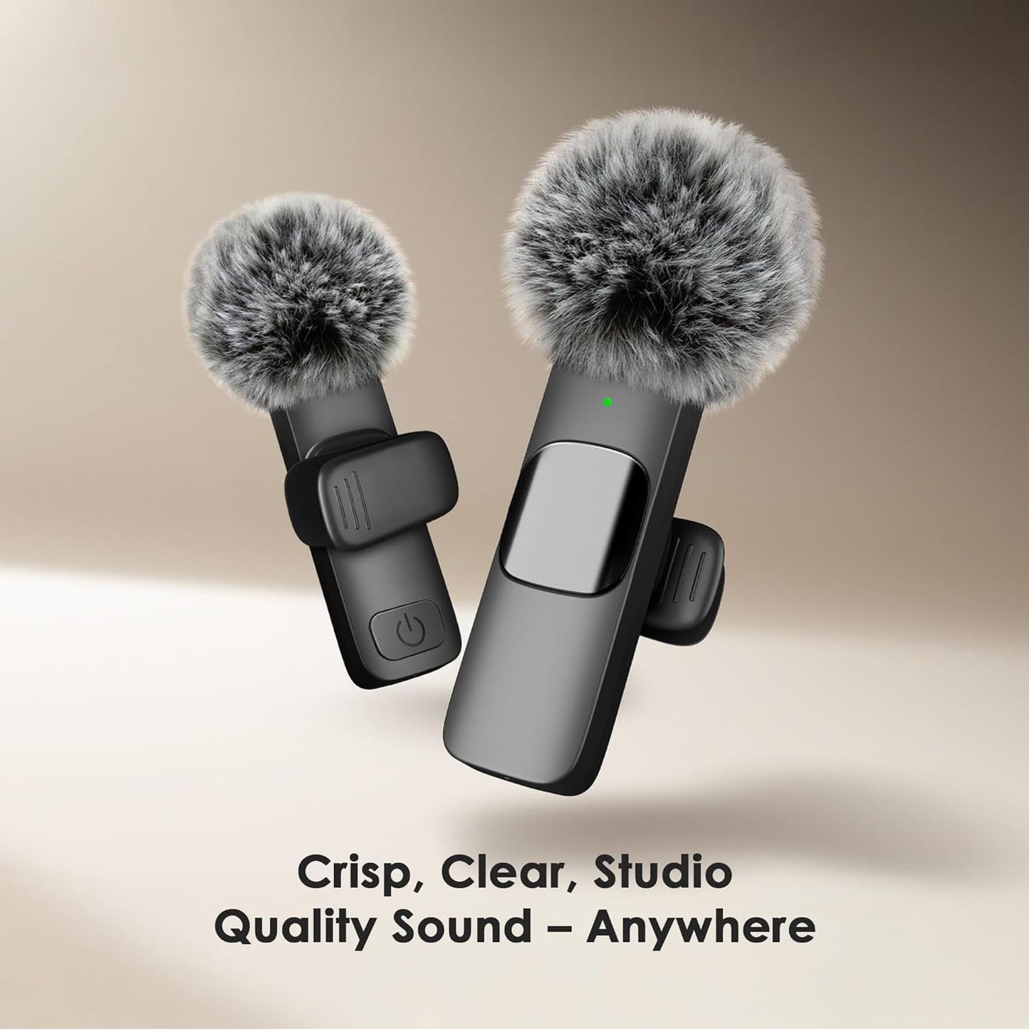 KDMLR Wireless Lavalier Microphone for Samsung and Android Plug and Play Wireless Microphone for Recording, Live Streaming, YouTube, Facebook, TikTok, Clip-on Lavalier Mini Microphone with Noise Cance