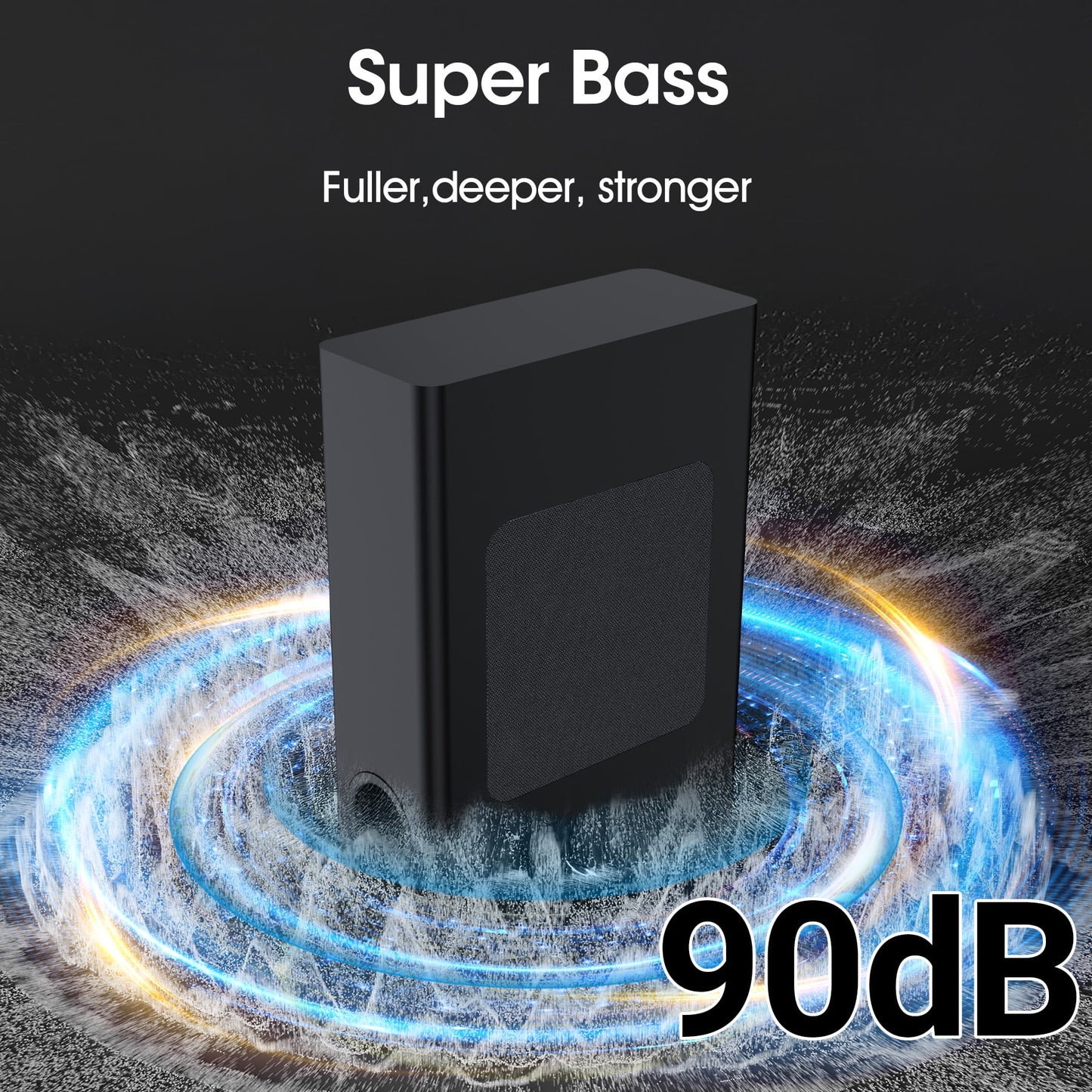 VEAT00L S60L 5.1ch Sound Bars with Wireless Subwoofer,Bluetooth 5.3 3D Surround Speakers for TV,2 Rear Surround Sound Speakers,Optical/HDMI/AUX/COAX/ARC/USB Connection (Adapters Sold Separately)