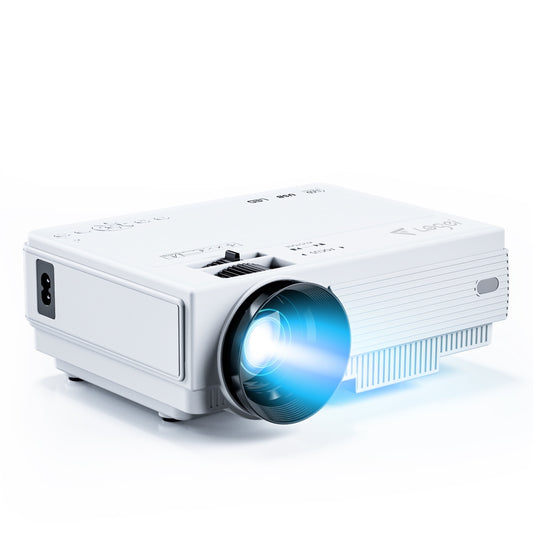 M6 1080P Portable Projector, 200" Display, Outdoor Movie Projector, Home Theater, Compatible with HDMI/USB/AV/Smartphone/TV Box/Laptop