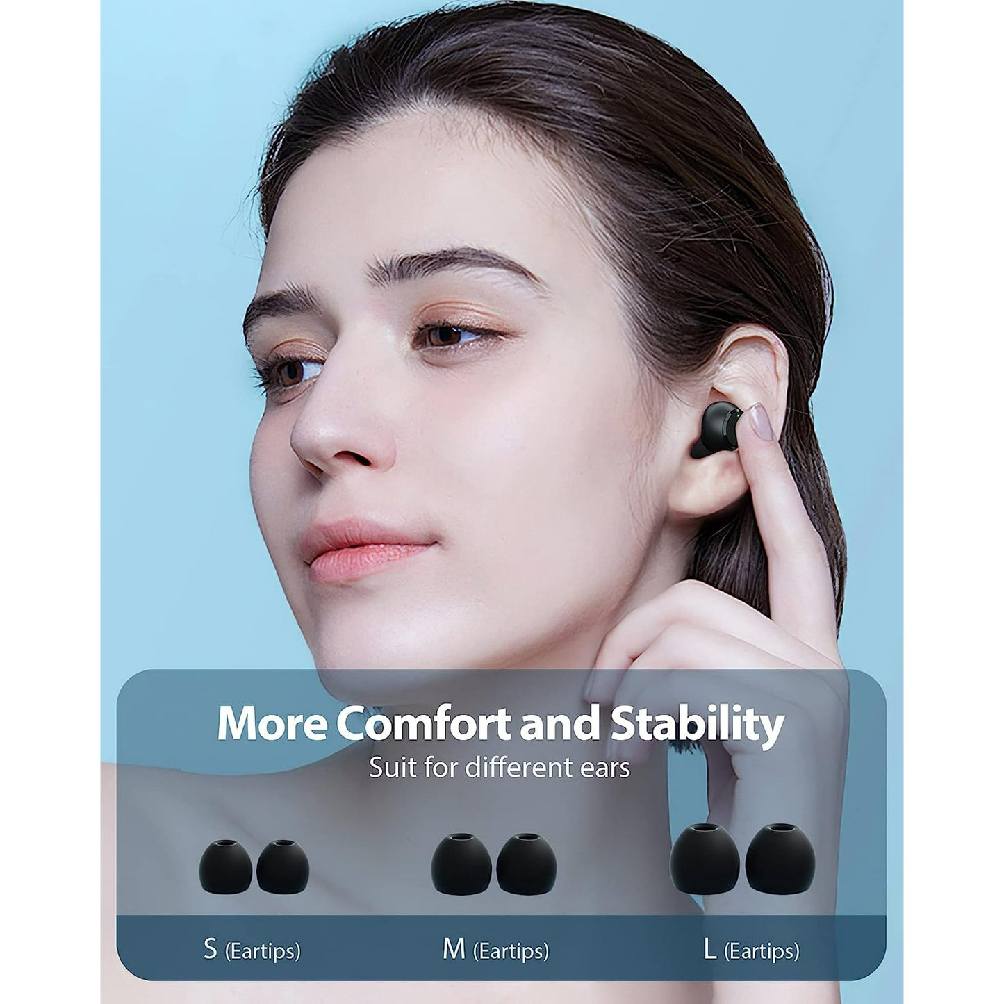 O'Keeffe's T62 000 Music Hybrid Active Noise Cancellation Bluetooth In Ear Headphone Black