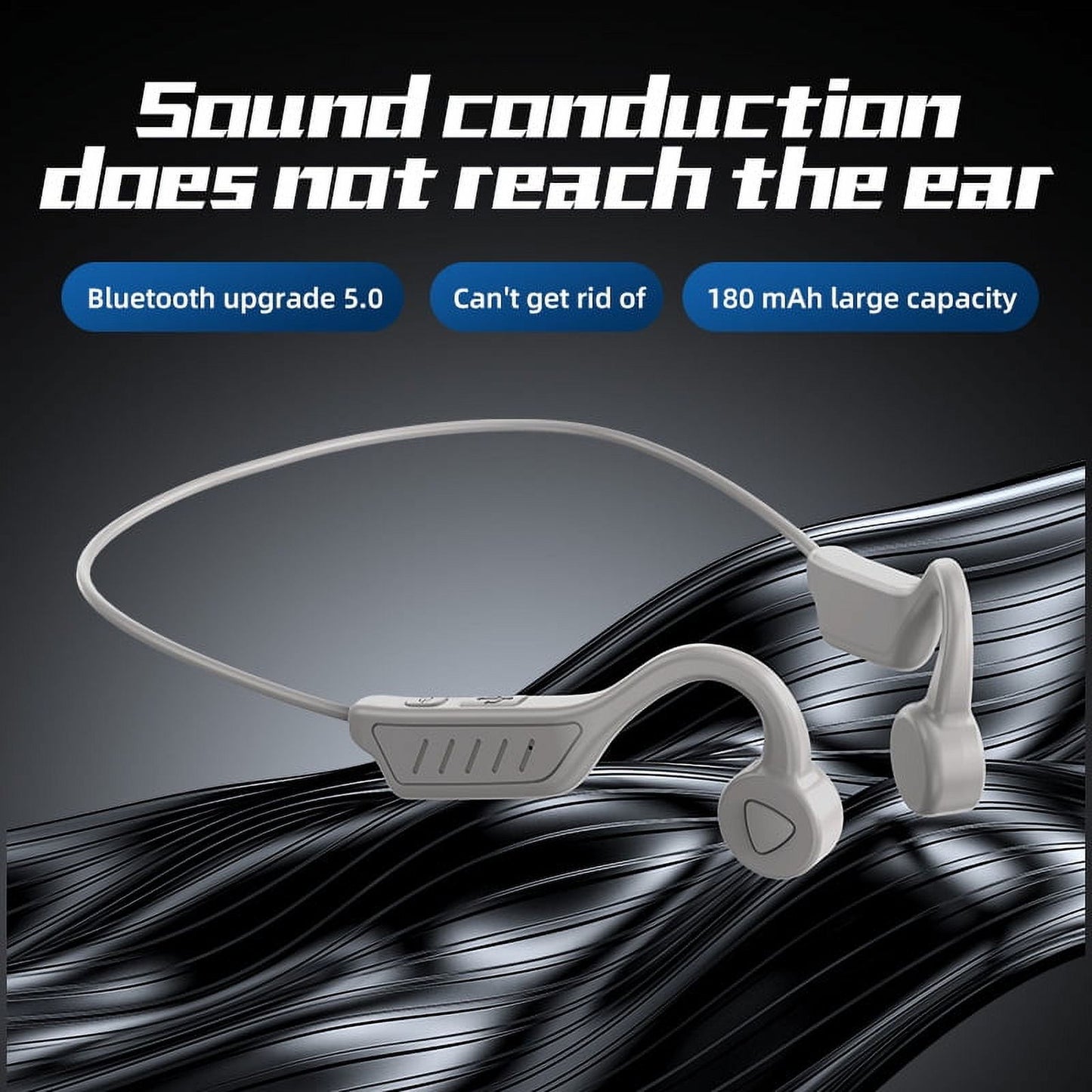 Wireless Earbuds Bluetooth Headphones 48hrs Play Back Sport Earphones with LED Display Over-Ear Buds with Earhooks Built-in Mic Headset for Workout