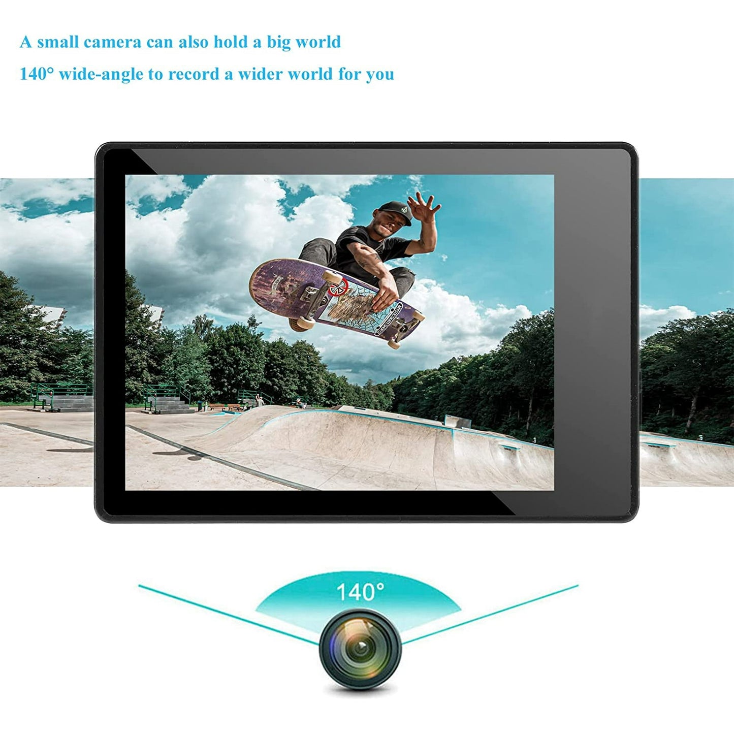 Action Camera 1080P 30fps WiFi Action Camera HD 2.0 Inch Action Camera 40m/131ft Underwater Waterproof Snorkel Surf Camera with 2 Batteries and Multi-Function Accessory (1080P)