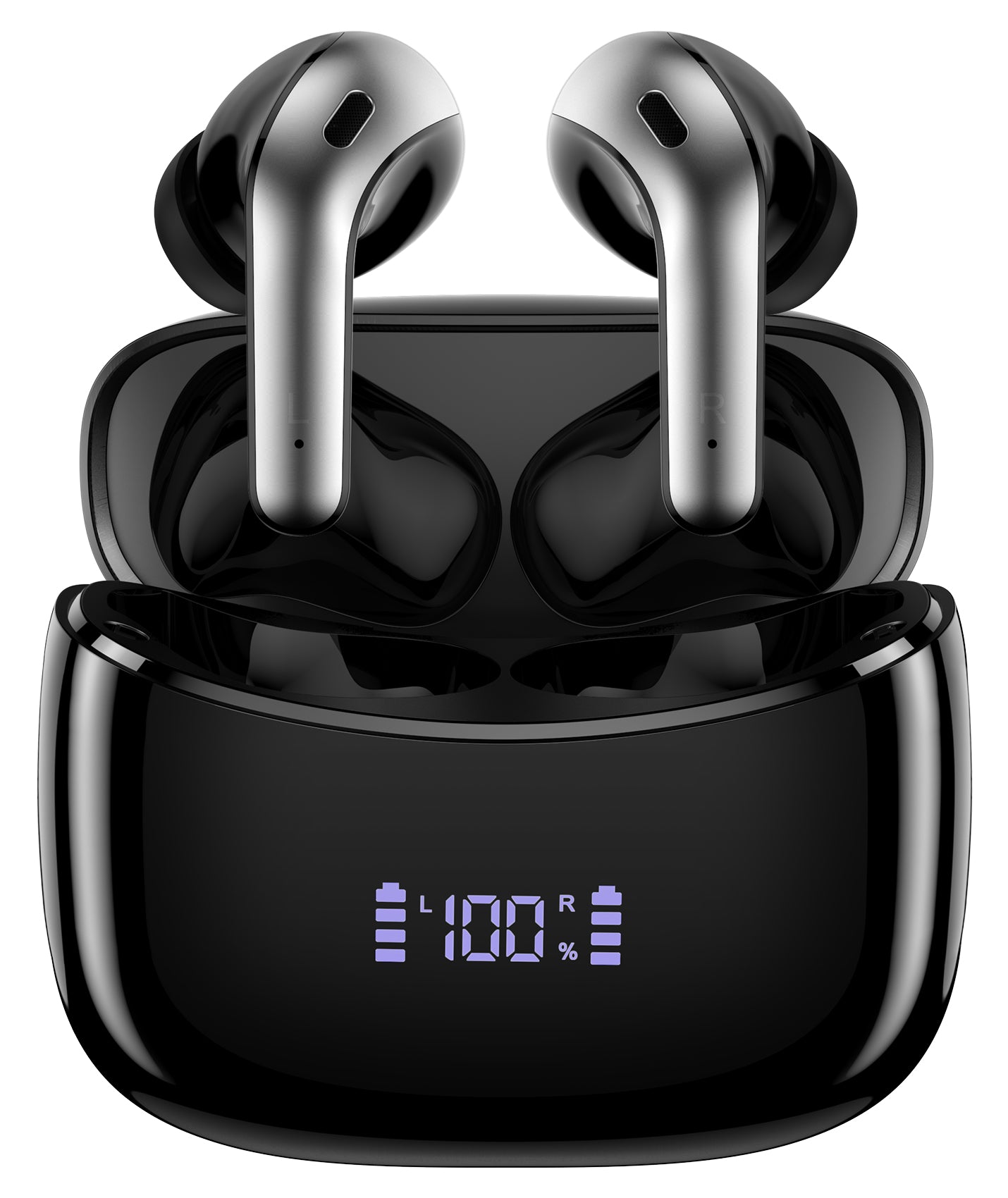 Wireless Earbuds, Bluetooth Headset with Microphone Touch Control , Waterproof, High-Fidelity Stereo Earphones,Support wireless charging earbuds,Compatible with iPhone 13 Pro Max XS Samsung Android