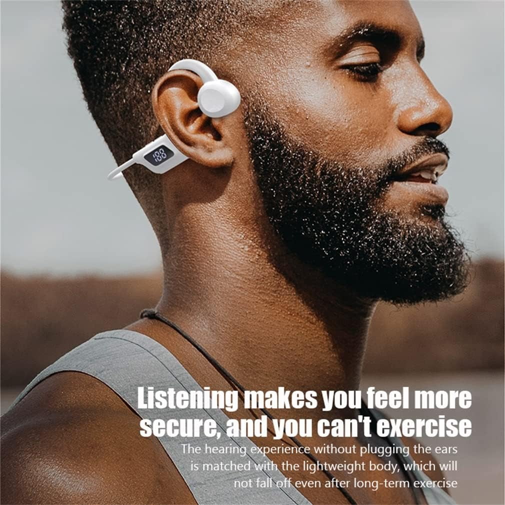 VEAT00L Bone Conduction Headphones,Open Ear Headphones Bluetooth 5.4 with Mic,10H Playtime,Bone Conduction Earbuds IPX5 Waterproof,Sports Headphonefor Running,Gym,Hiking,Cycling