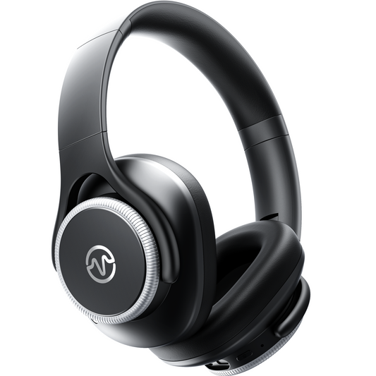 VEATOOL Hybrid Active Noise Cancelling Headphones,Wireless Over Ear Bluetooth Headphones, 60H Playtime,Foldable Design BT 6.0,Hi-Res Audio, Deep Bass,Built-in Mic for Travel Office