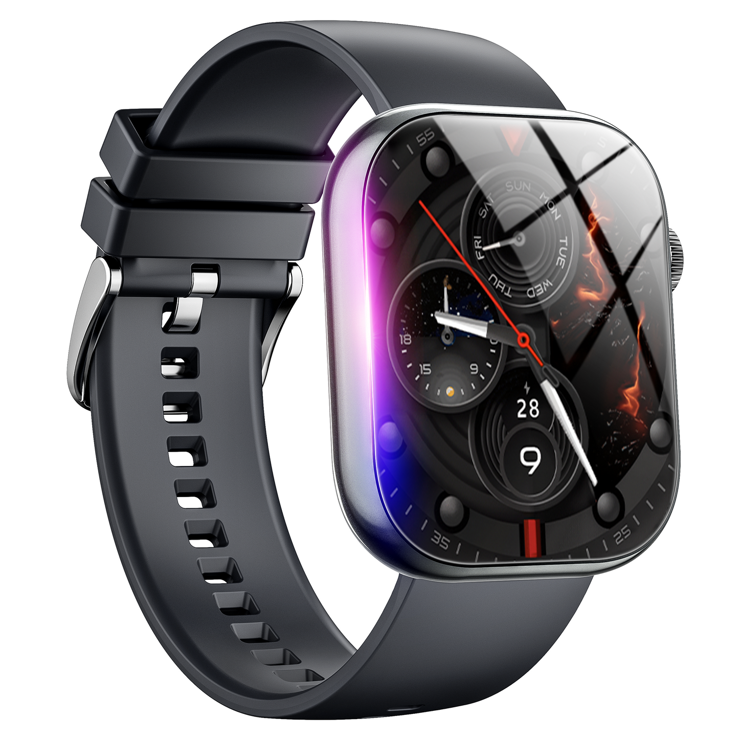 Smart Watch for Men Women, 2.01" HD Touchscreen, Bluetooth Call, IP68 Waterproof, 180+ Sports Modes, Health & Sleep Tracker, for Android iOS.