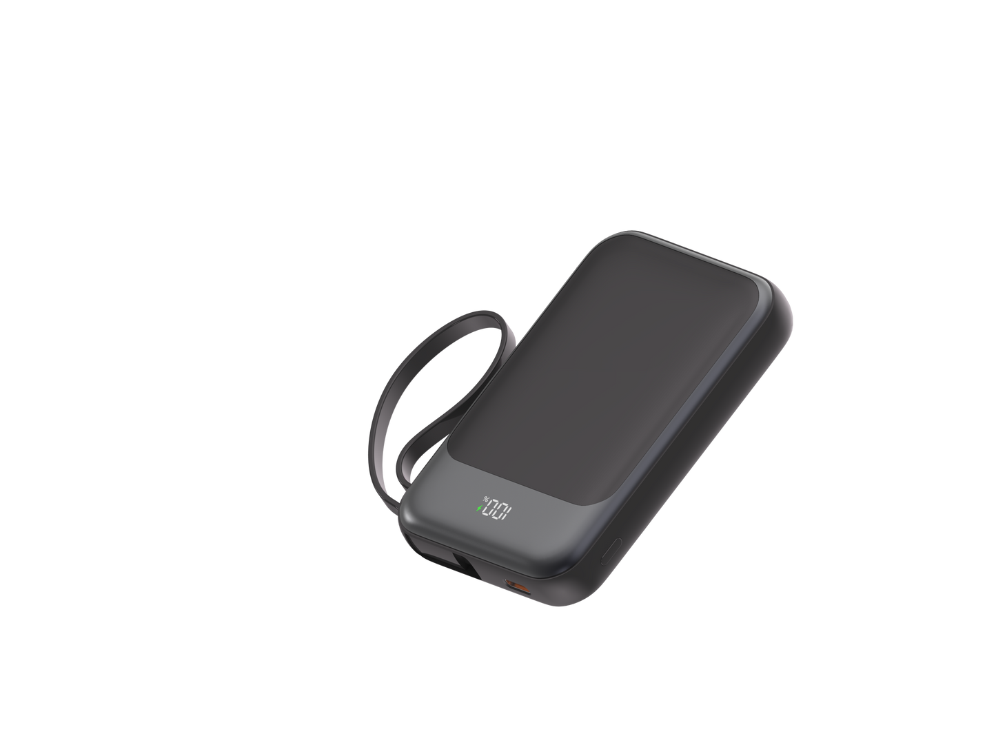 10,000mAh power bank supporting 1.5-hour fast charging; suitable for home backup, outdoor emergencies, and camping.