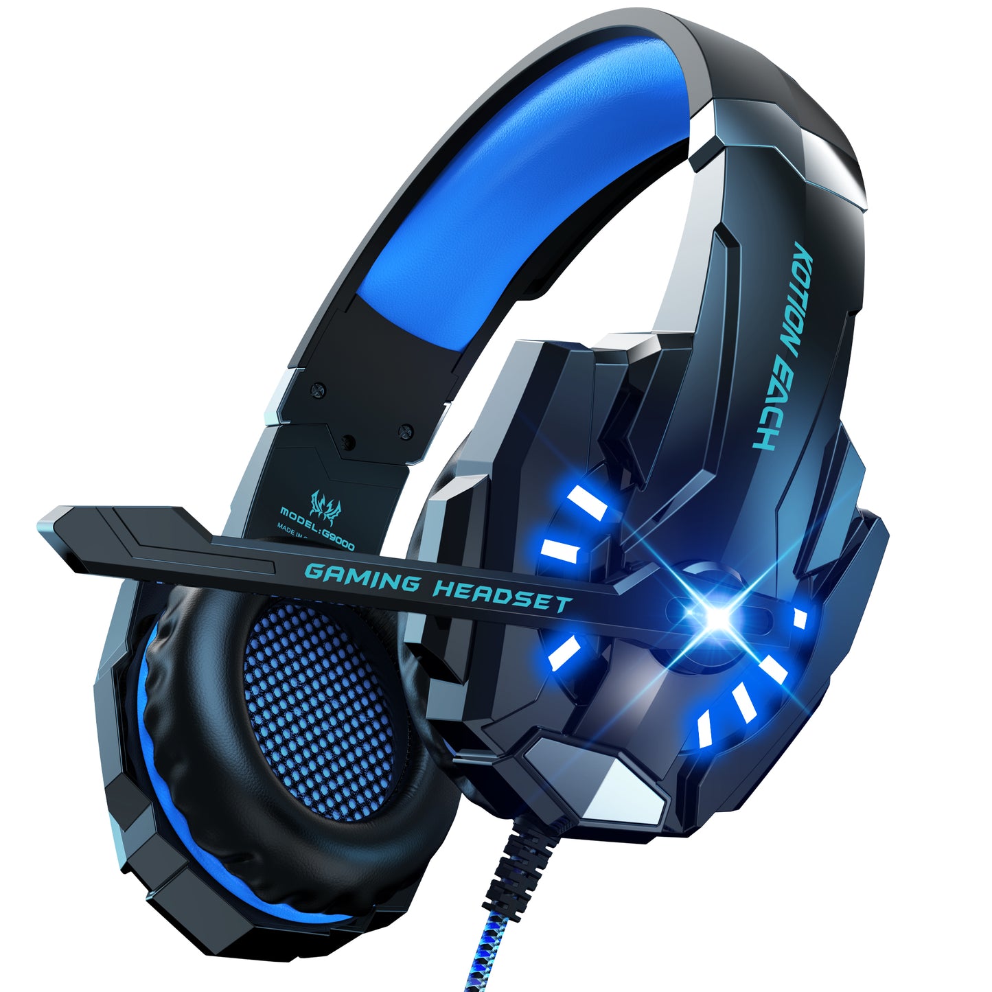 TAGRY K3 Wireless Gaming Headset: 2.4GHz/Bluetooth, 7.1 Surround Sound, 70H Playtime, ENC Mic, Over-Ear