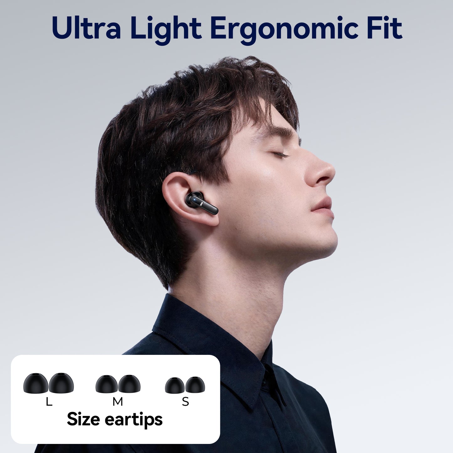 VEAT00L P91 Wireless Earbuds, Bluetooth Headphones V5.4 Stereo Ear buds with Noise Cancelling Mics, 60H Playback Mini Case with Dual LED Display, IP7 Waterproof in-Ear Earphones for Android iOS