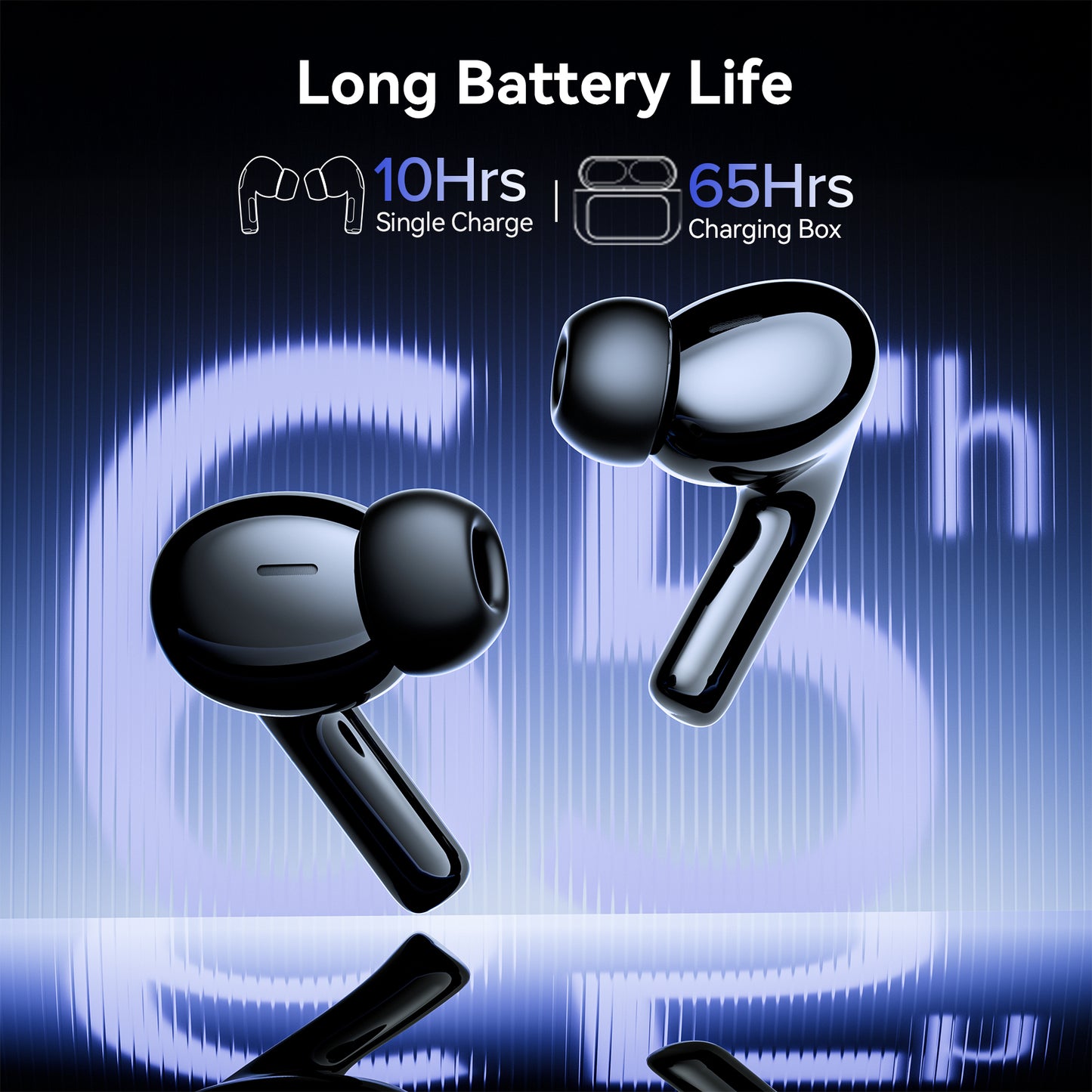 VEAT00L A9 ANC+ENC Earbuds with Smart Touch Screen,Bluetooth 5.4, HiFi Stereo Multiple EQ settings