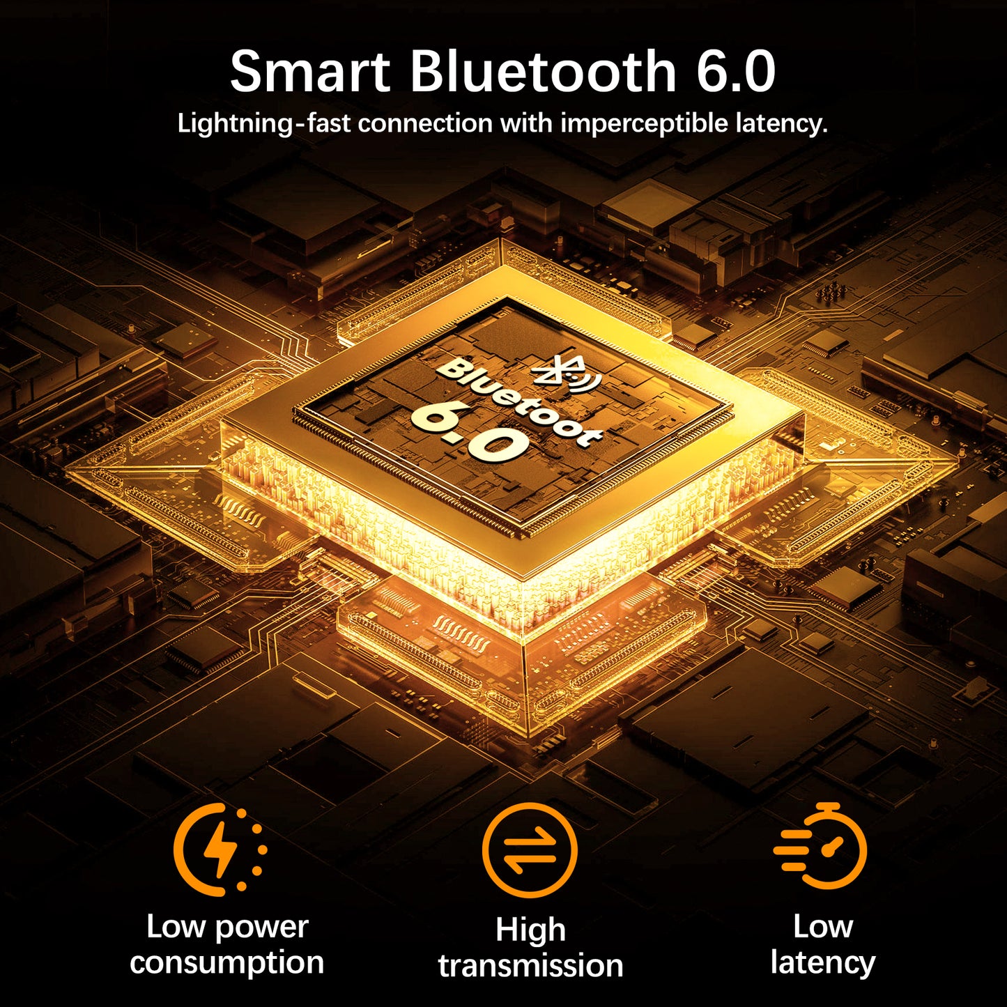 VEATOOL Wireless Earbuds Bluetooth 5.3 Headphones with 80H Playback, IPX7 Waterproof Over Ear Buds with LED Power Display for Sports Running Workouts