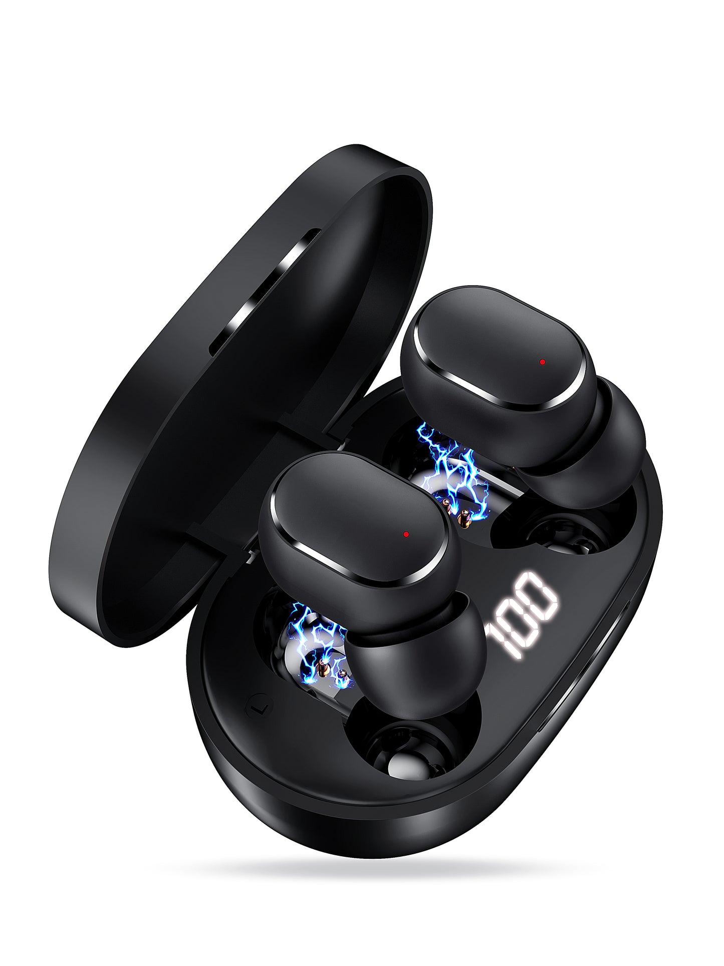 VEAT00L M3 True Wireless Earbuds In-Ear Bluetooth Headphones Stereo Calls Touch Control IPX5 Waterproof Bluetooth5.1 (Charging Case Included)