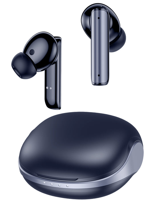 BMANI P60pro Noise Cancelling Earbuds Bluetooth 5.3 Headphones True Wireless Earbuds Touch Control with Wireless Charging Case in-Ear Earbuds with Mic for TV Smart Phone Computer Laptop