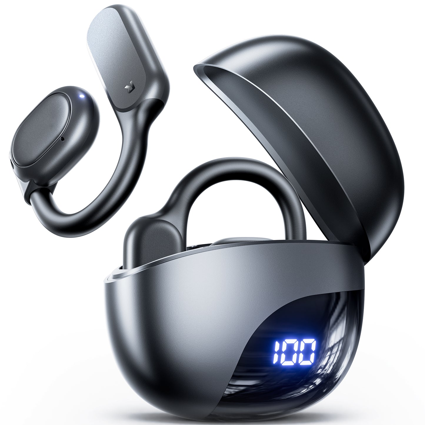 VEATOOL G01 Wireless Earbuds with Smart Touch Control, ANC+ENC Noise Cancellation, 40H Stereo Deep Bass, IPX7 Waterproof Rating, 5 EQ Modes