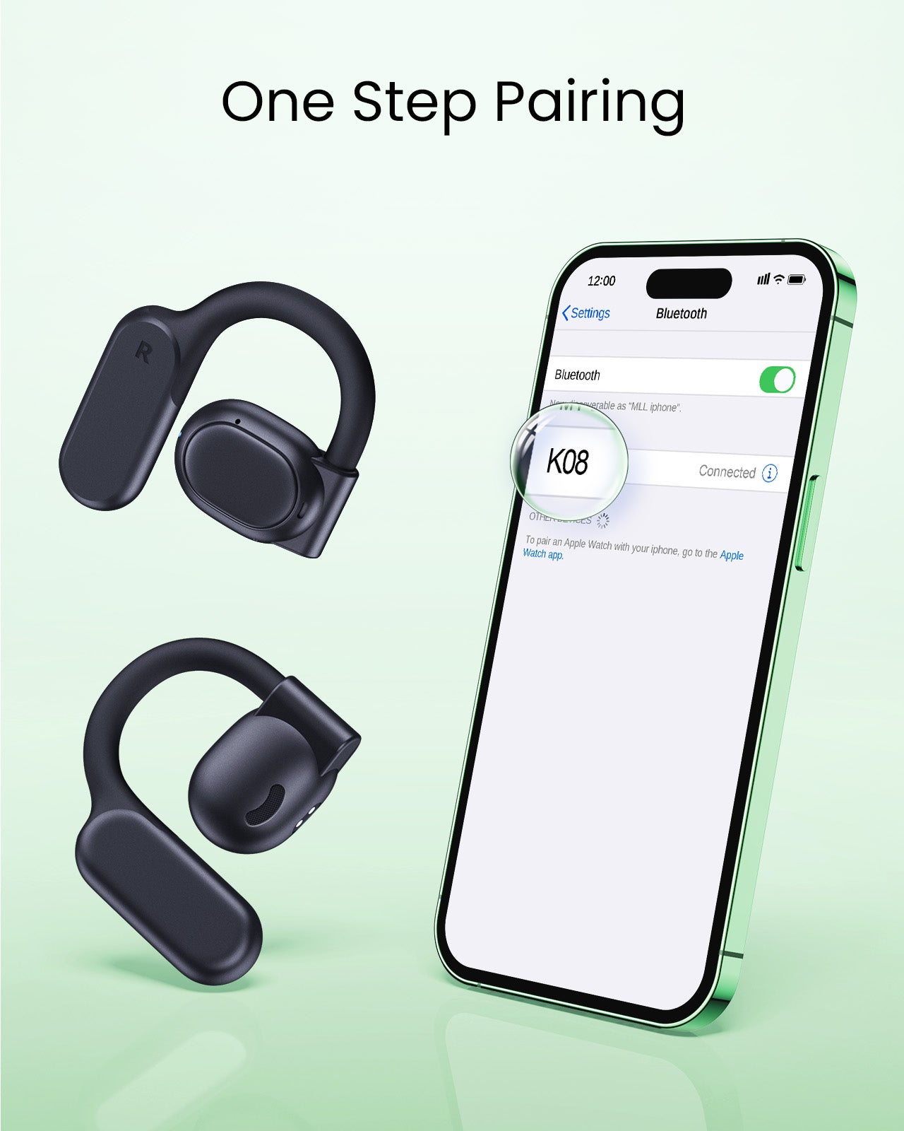 VEATOOL G01 Wireless Earbuds with Smart Touch Control, ANC+ENC Noise Cancellation, 40H Stereo Deep Bass, IPX7 Waterproof Rating, 5 EQ Modes