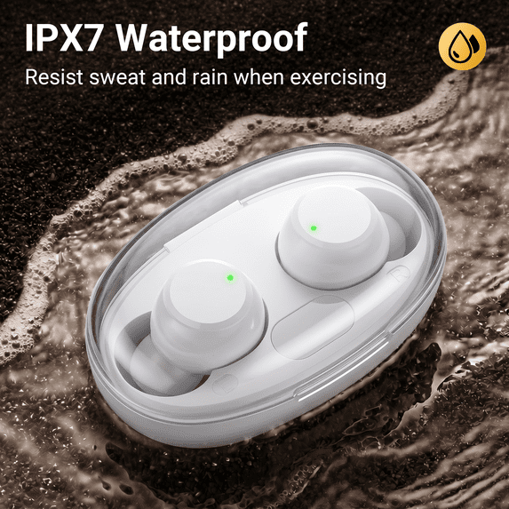 T62 Bluetooth 5.3 Wireless Bluetooth Earbuds - Hybrid Active Noise Cancelling ENC in-Ear Headphones with Wireless Charging Case for Music and Calls - Superior Sound Quality and Comfort