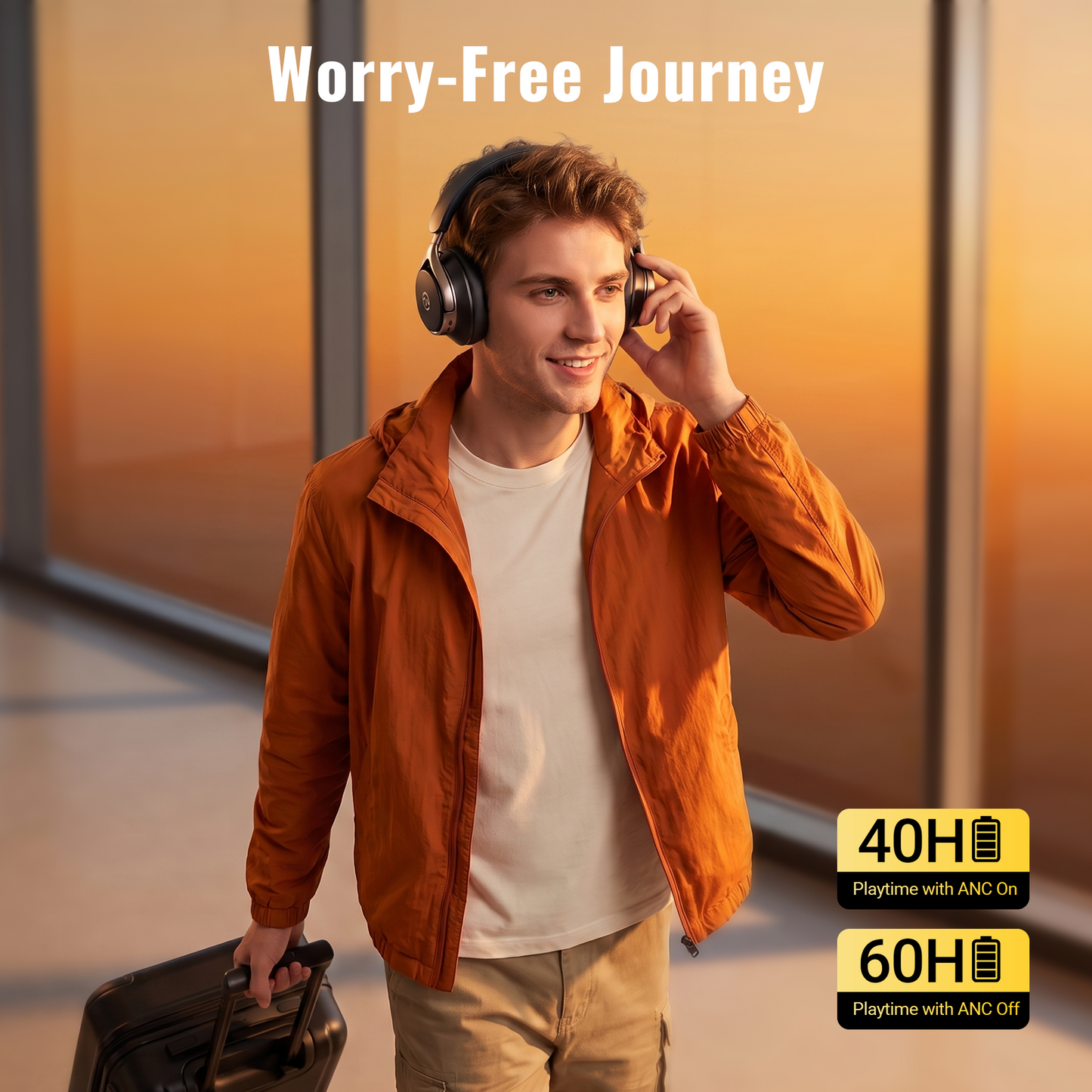 VEATOOL SY-BT1632 High-Fidelity Over-Ear Bluetooth Headphones | Powerful 40mm Bass | Bluetooth 5.3 Dual-Mode Connectivity | 40-Hour Battery Life | Comfortable Fit(Green)