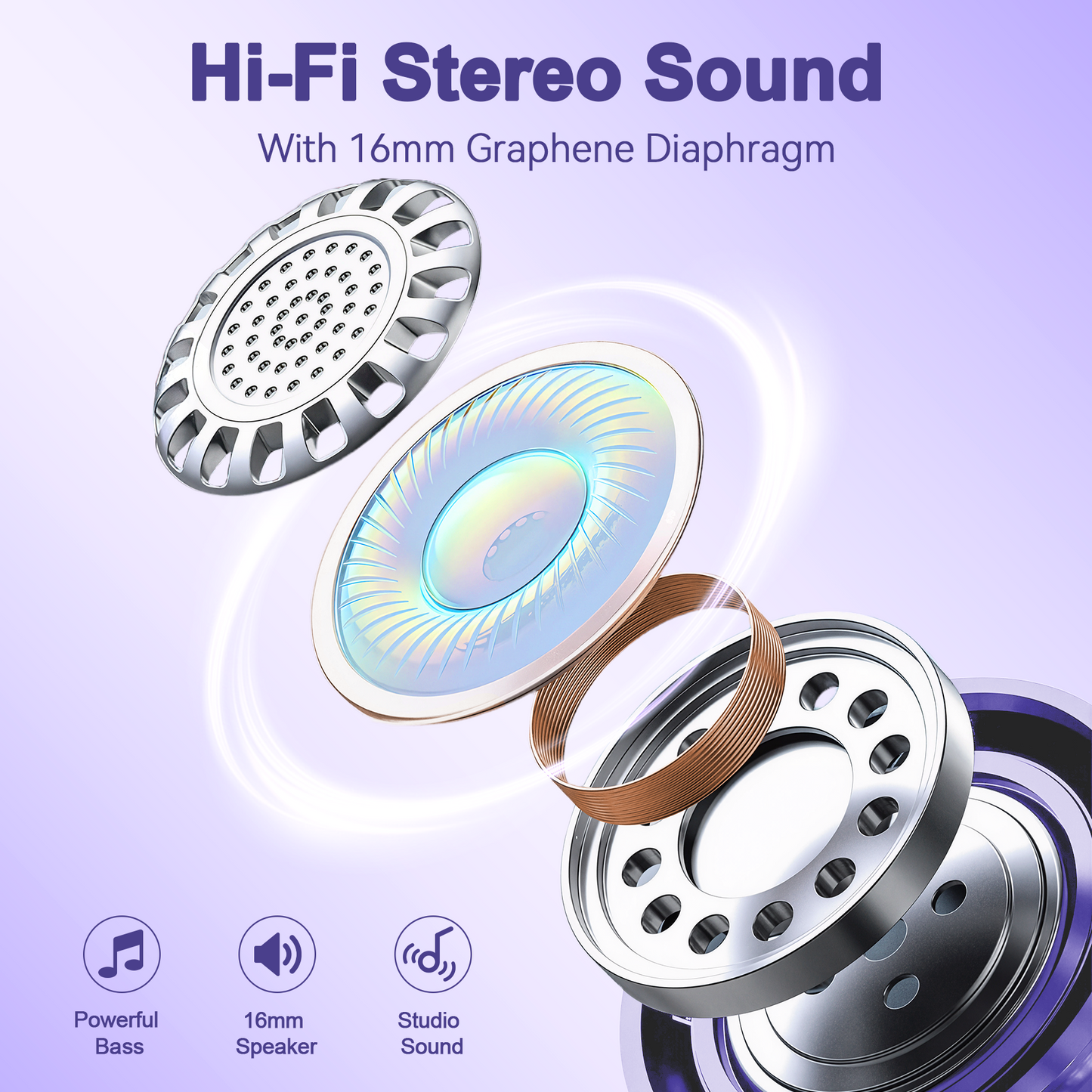 VEATOOL Clip on Earbuds,Open Ear Headphones Wireless Bluetooth 5.4 Sports Earphones with ENC Clear Call,50H Playtime, IPX7 Water Resistant,Comfortable for Small Ears & Glasses Wearers,Workouts