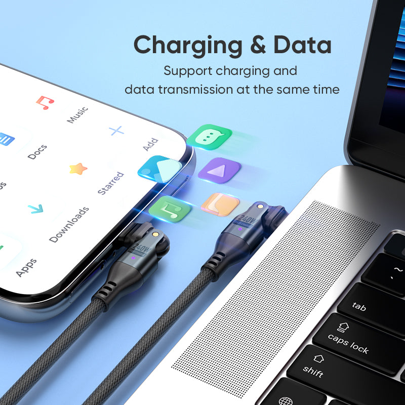 USB C to USB C Cable, Type C 240W Fast Charging Cable (6FT) for iPhone 16 Series, iPad Mini 6 and More (USB 2.0, Black)