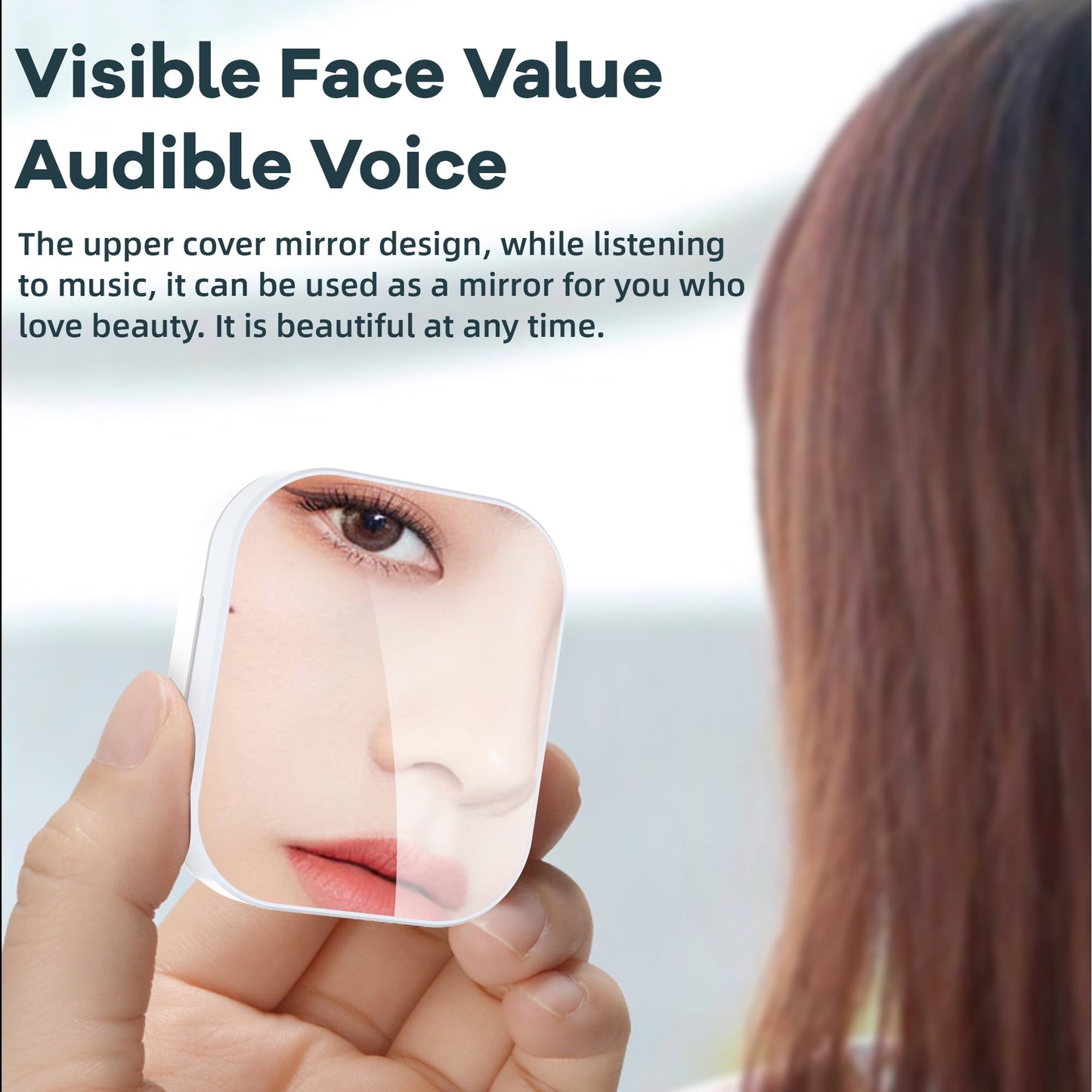 VEAT00L True Wireless Headphones, Update 5.1 Auto Pairing Touch Control HiFi Stereo Sound in-Ear Earphones Binaural Call Headset with Built-in Mic and Charging Case for Sports Running