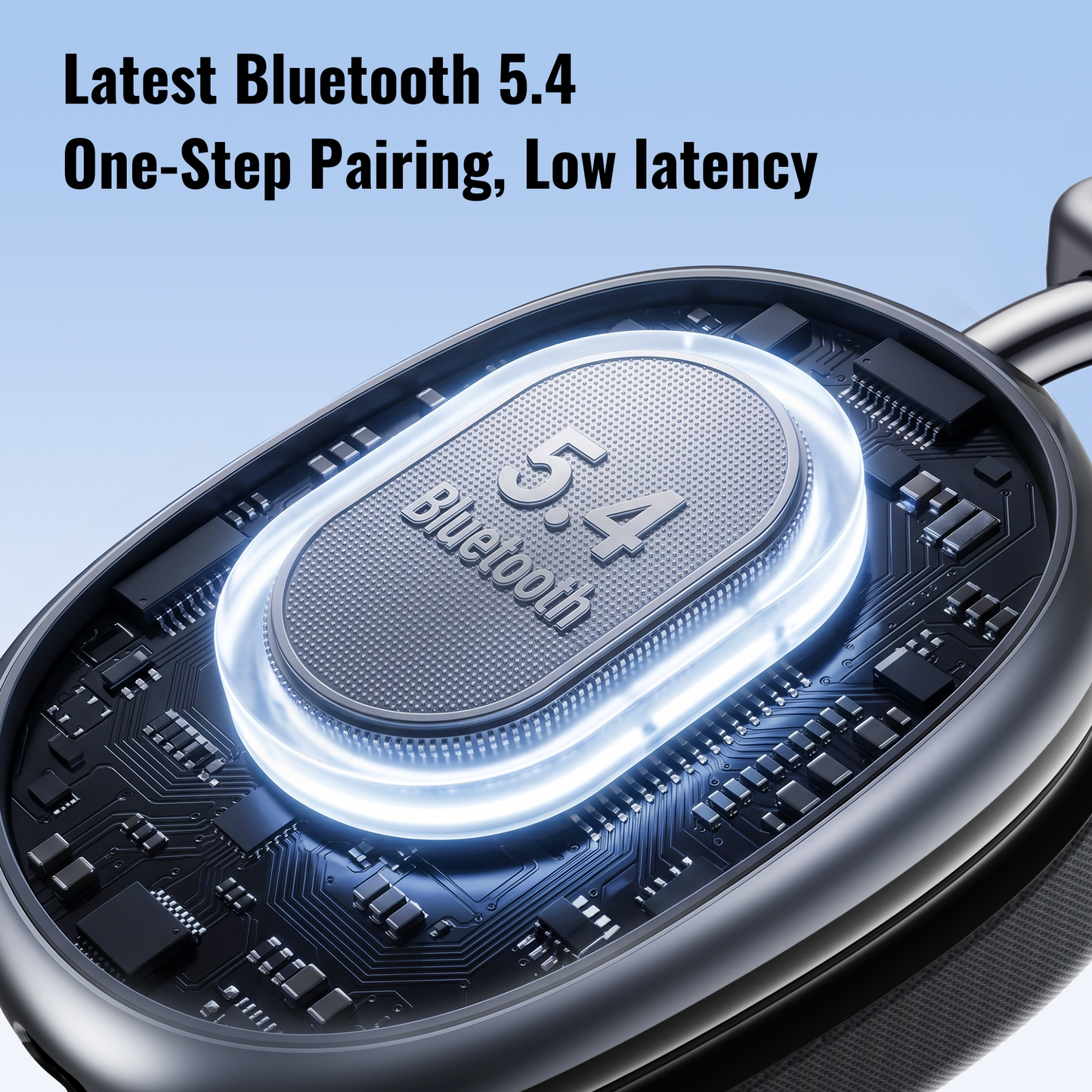 Active Noise Cancelling Wireless Earbuds Bluetooth Headphones 90 Hrs Playtime Ear Buds with Power Display Over-Ear Earphones with Earhooks IPX7