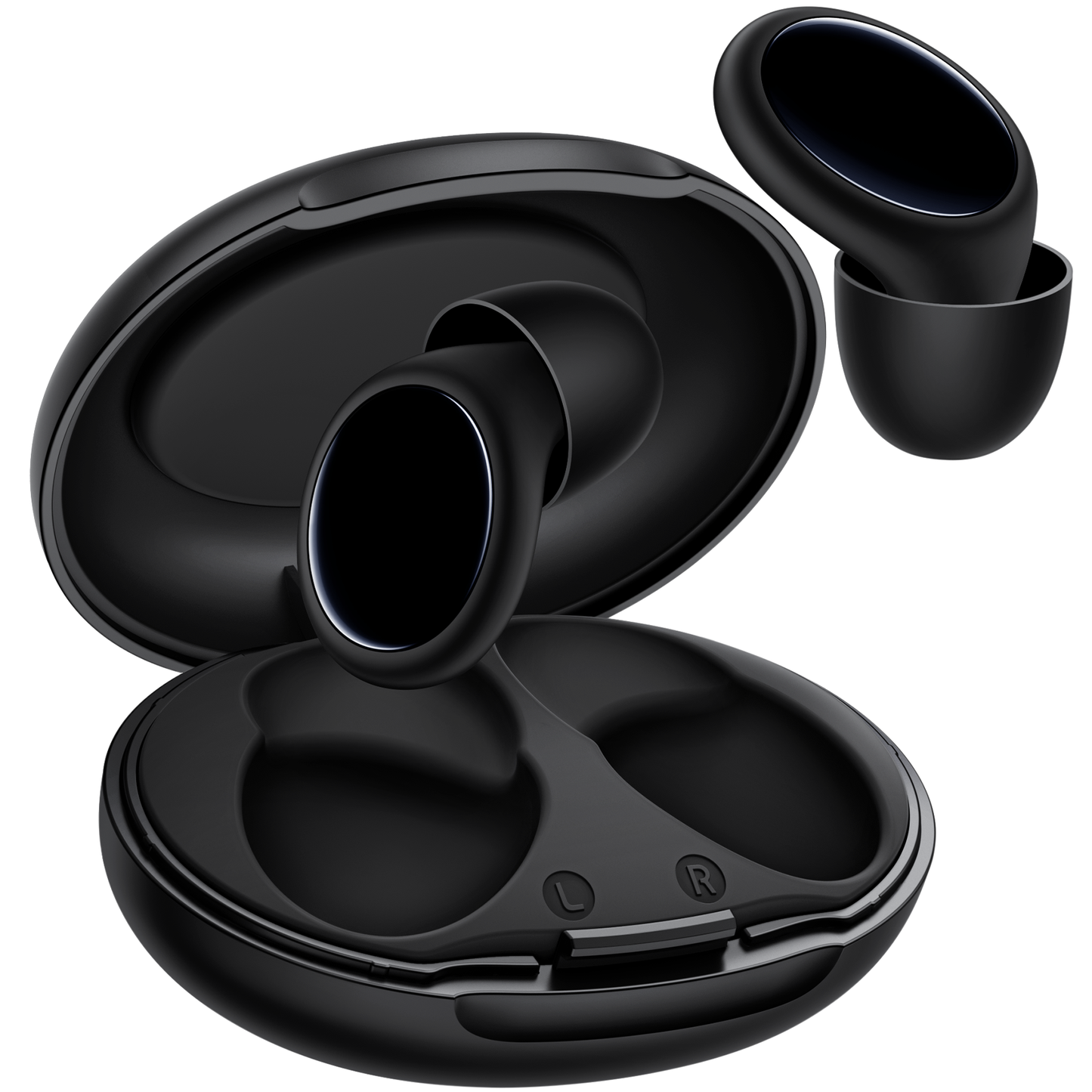 50dB Noise Cancelling Ear Plugs, Reusable Silicone Sleeping Earplugs with 7 Tips Case, for Snoring, Side Sleepers, Concerts, Travel