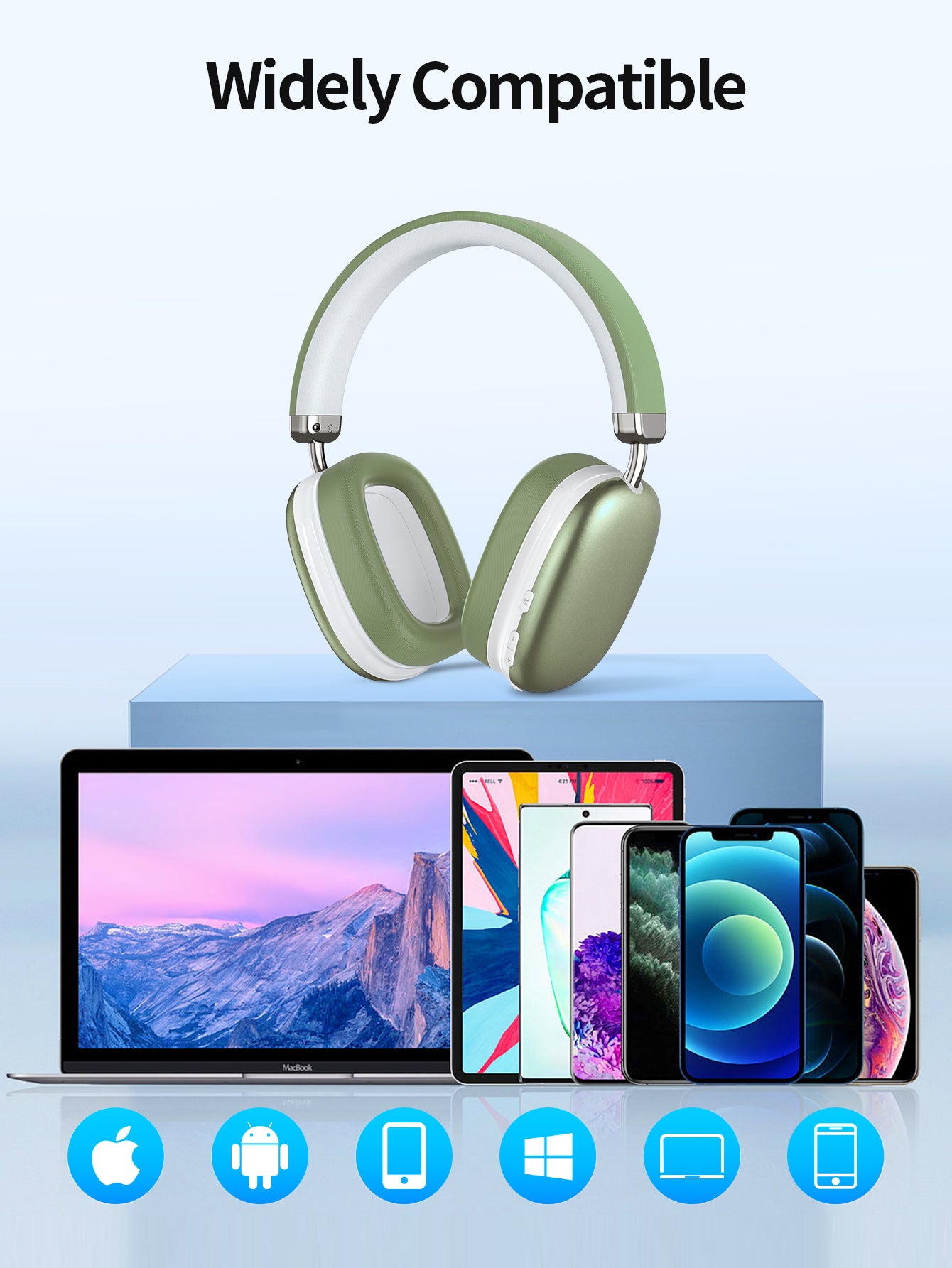 High-Fidelity Over-Ear Bluetooth Headphones | Powerful 40mm Bass | Bluetooth 5.3 Dual-Mode Connectivity | 40-Hour Battery Life | Comfortable Fit