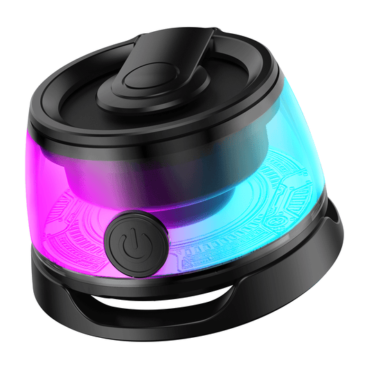 Bluetooth Speakers,Portable Wireless Speaker with 5W Stereo Sound, LED Colorful Lights,Magnetic base,Portable Speaker for Home Game Party Beach Camping
