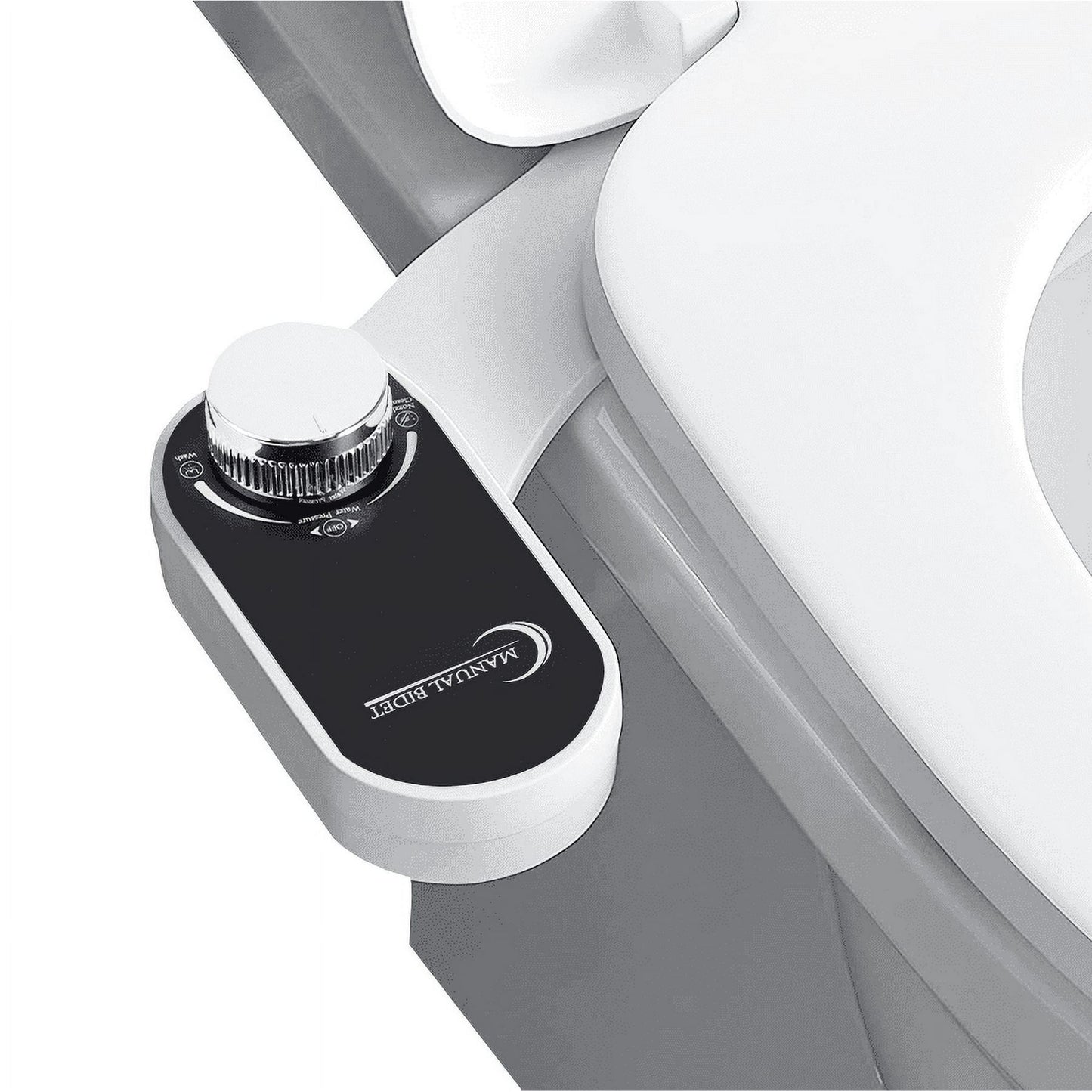 KDMLR Bidet Attachment for Toilet Water Sprayer for Toilet Seat, Easy-to-Install, Non-Electric Bidet with Adjustable Fresh Water Jet Spray, Bidets for Existing Toilets - Accessories & Instructions
