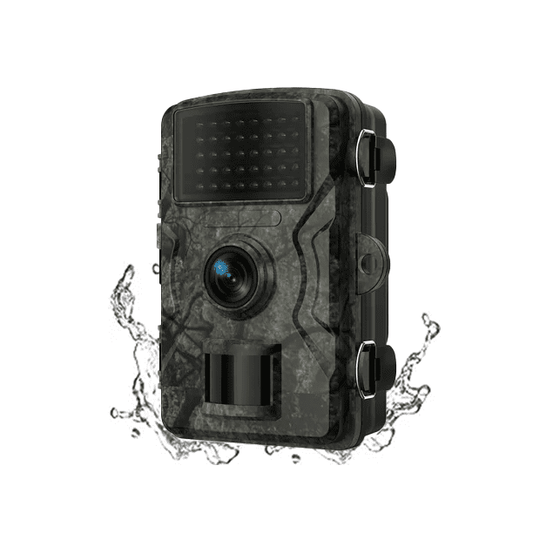 KDMLR Mini Game Camera, 16MP 1080P HD Trail Camera with Night Vision, Wildlife Waterproof Hunting Camera Wildgame, Hunting Trail Monitors