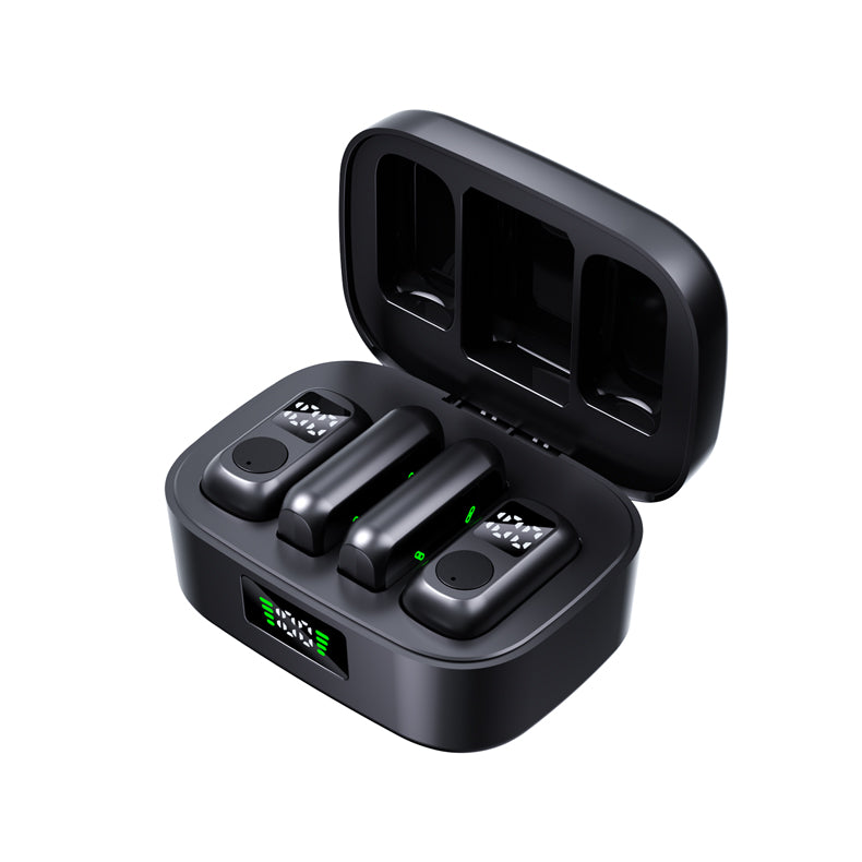 2-in-1 Wireless Lavalier Mic for iPhone & Android, Plug & Play, Noise Cancellation: Gaming, Live Streaming, Vlog, YouTube, TikTok, Podcast（副本）