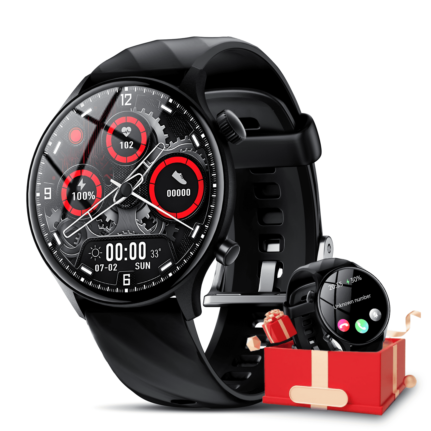 STA Smart Watch,IP68 Waterproof Smartwatch for Women Men 180+ Sports Modes,1.39-inch Fitness Tracker with Bluetooth Call(Answer/Make Calls)