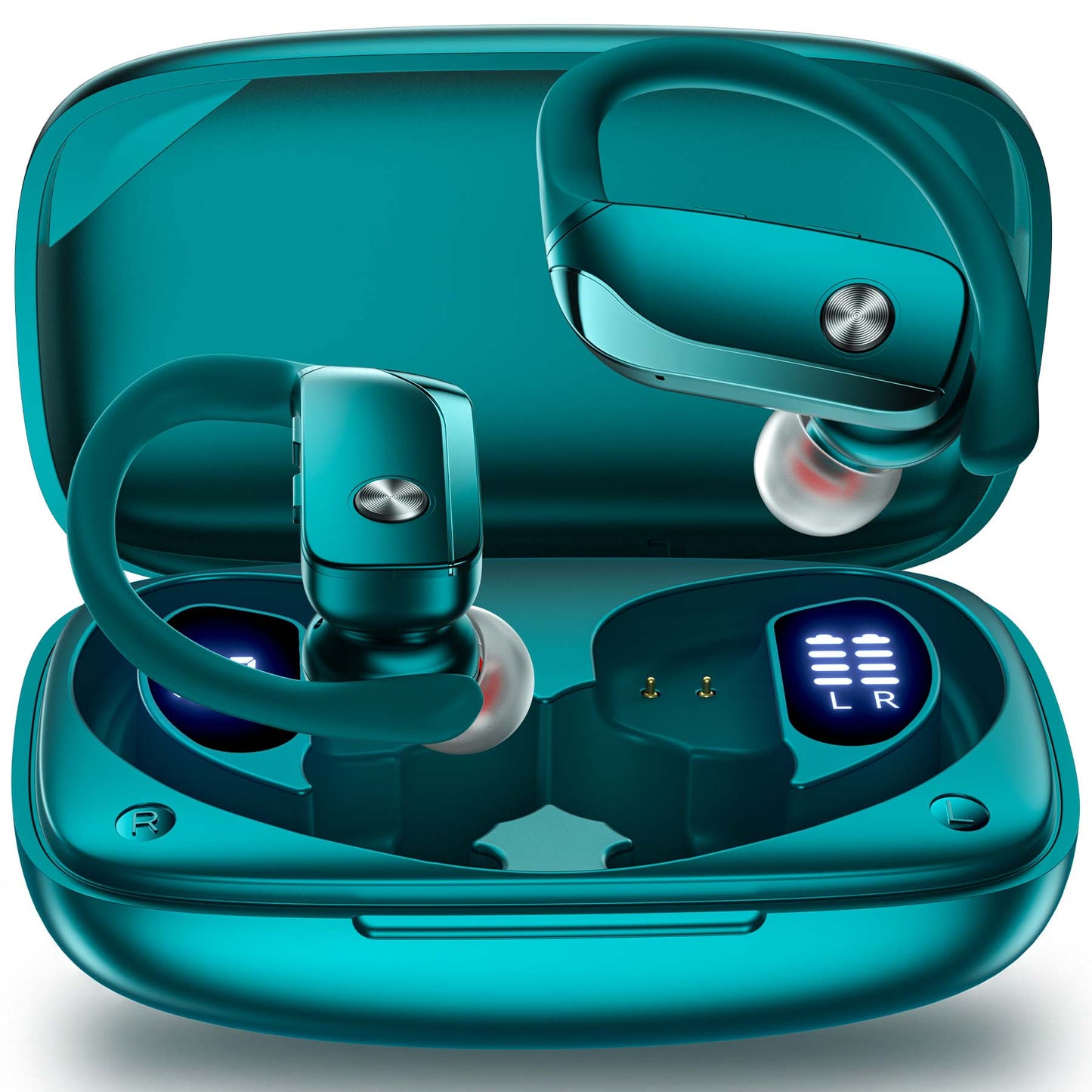 occiam Active Noise Cancelling Headphones Wireless Earbuds Bluetooth Ear Buds 96Hrs Playback HD Call Over-Ear Waterproof Earphones