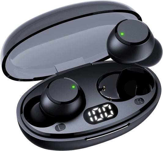 T62 Bluetooth 5.3 Wireless Bluetooth Earbuds - Hybrid Active Noise Cancelling ENC in-Ear Headphones with Wireless Charging Case for Music and Calls - Superior Sound Quality and Comfort