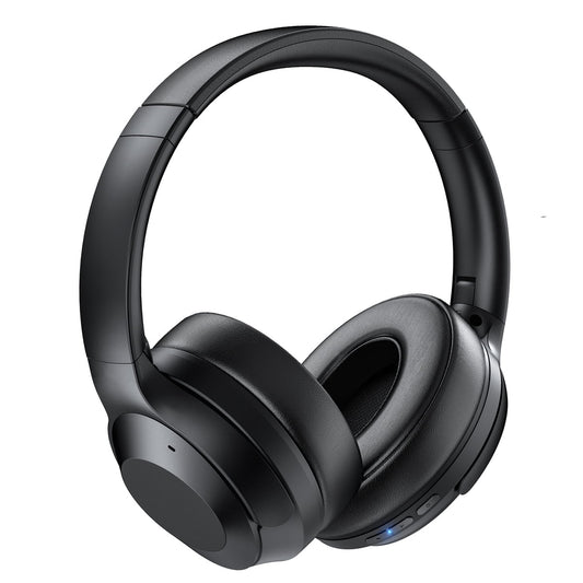 VEATOOL Bluetooth Headphones Over Ear, HiFi Stereo Foldable Lightweight Headphones, 60H Playtime, Hi-Res Audio, Deep Bass, Memory Foam Ear Cups, for Travel, Home Office