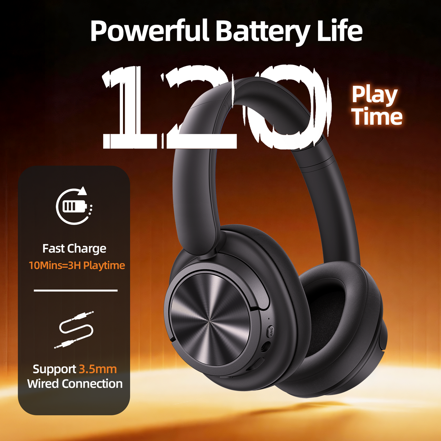 VEAT00L Open-Ear Headphones, Wireless Clip On Earbuds with Digital Display Charging Case 68 Hours Playtime, Lightweight Comfort, Stable Fit, Open-Ear Safety Design for Active and Office Use