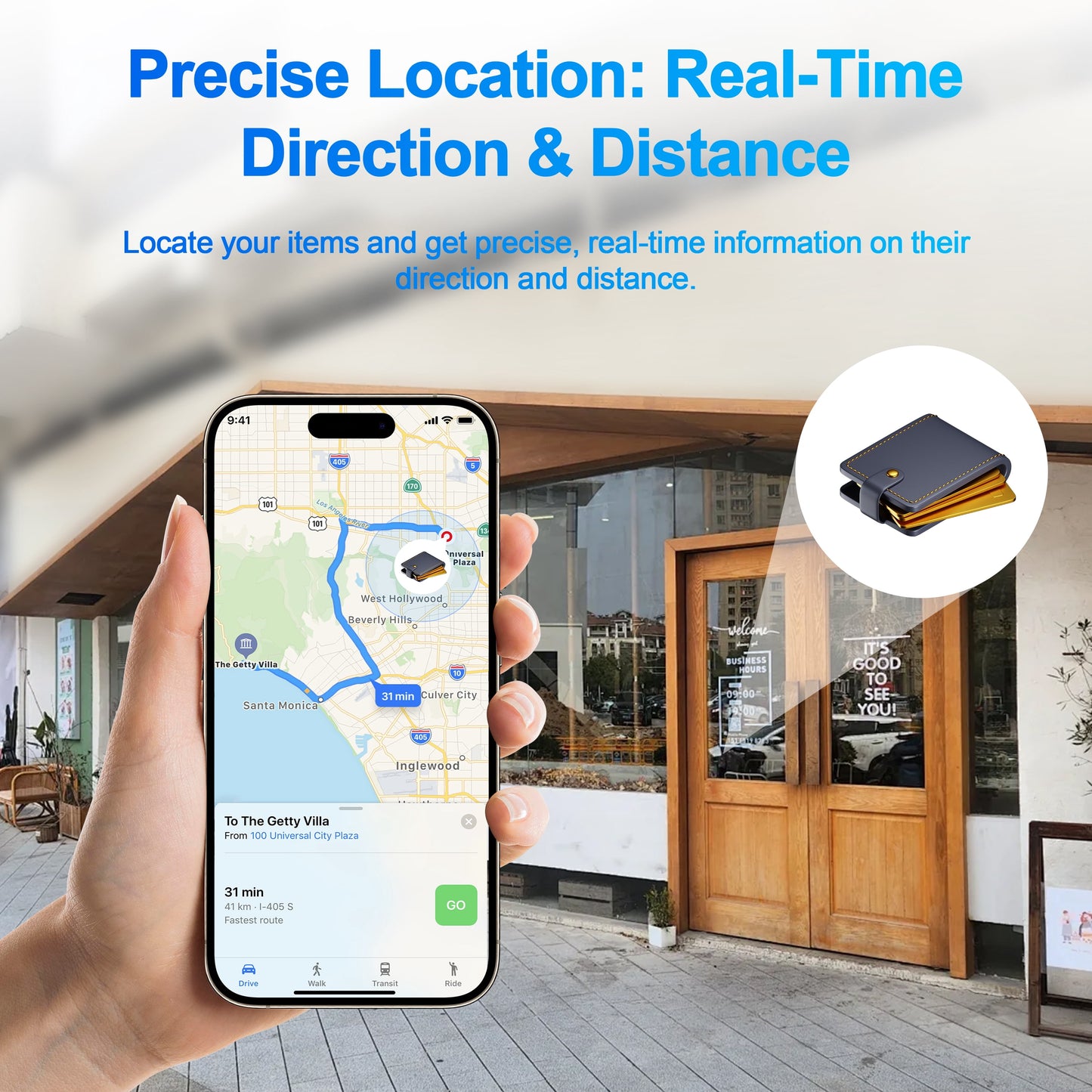 Smart Tracker Works with Apple Find My, Bluetooth Tracker Key Finder Item Locator for Keys Luggage Wallet with Case Lanyard